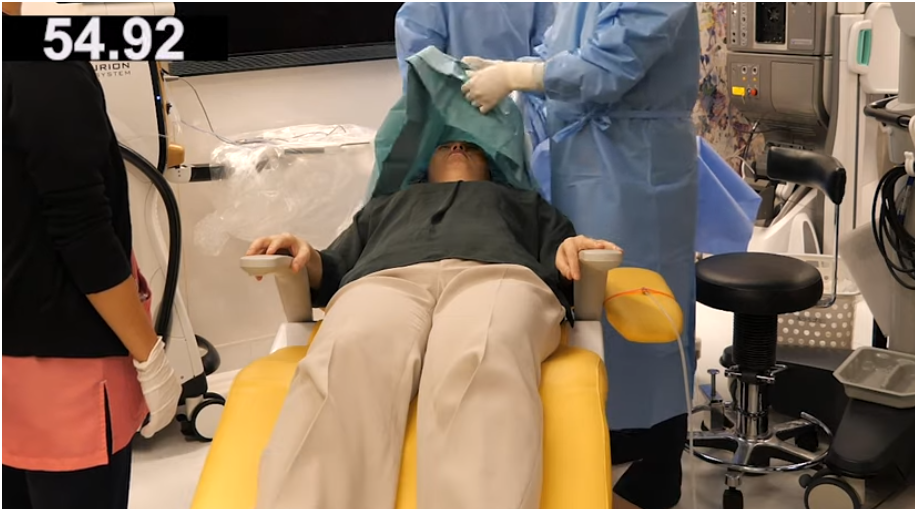 日帰り白内障手術の1日⑤ 手術準備