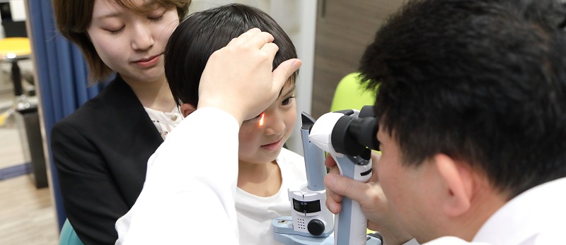 学校の眼科検診（視力検査で）で引っかかった